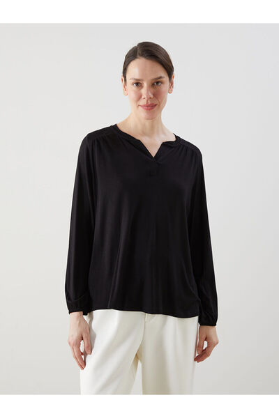 LC Waikiki Bluză pentru femei LCW Grace cu guler evazat