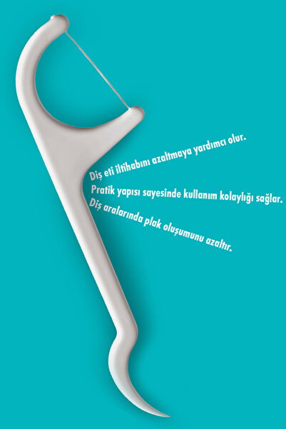 Glimo Kürdanlı Diş Ipi | Derinlemesine Diş Arası Temizlik, Plak & Tartar Karşıtı | Diş Eti Dostu