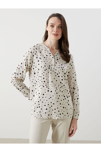 LC Waikiki Bluză pentru femei LCW Grace cu guler evazat floral