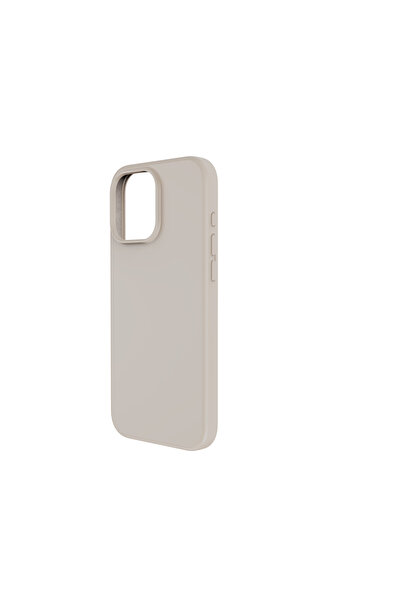 QDOS جراب TOUCH PURE + SNAP من التيتانيوم البيج لهاتف iPhone 16 Pro Max - MagSafe، سيليكون سائل، حماية من السقوط حتى 2 متر