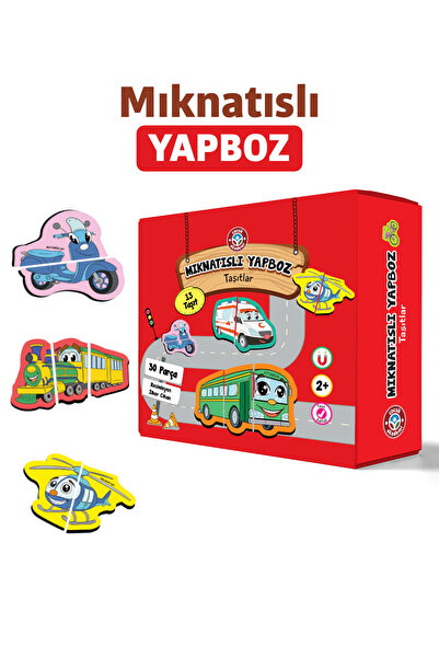 Çocuk Akademi Çocuk Akademi Mıknatıslı Yapboz Serisi Taşıtlar