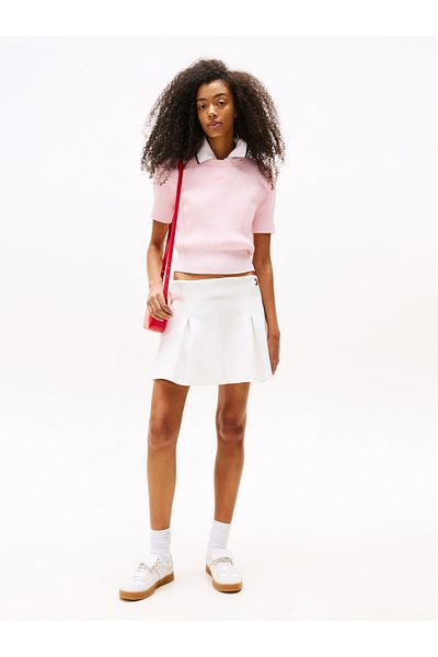 Tommy Hilfiger Tjw Pique Badge F&F Skirt Ext Skirt