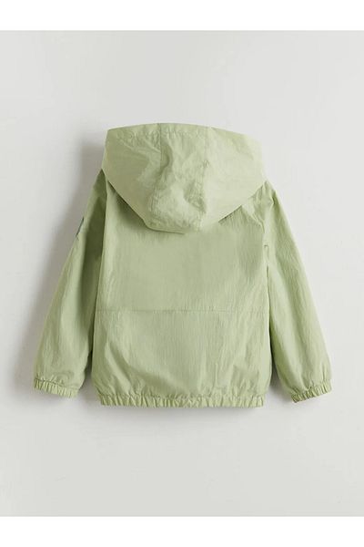 LC Waikiki Pelernă de ploaie pentru băiat cu glugă verde LCW Kids