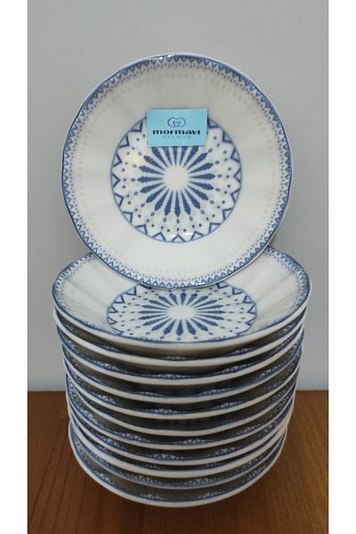 Güral Güral Porcelain Digital 12 Pieces 11 cm Tea Plate