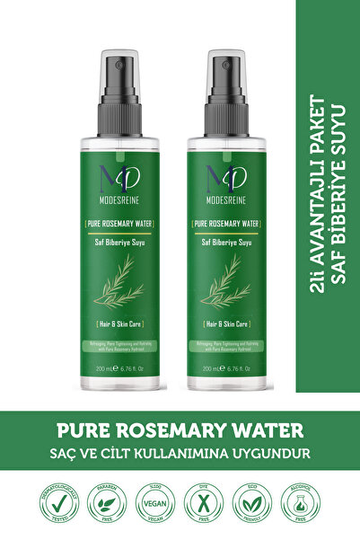 modes reine Saf Biberiye Suyu 2 li Set
