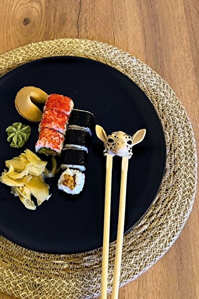 avangart art tasarım 3D Baskı Zürafa Figürlü Chopstick Tutucu – Eğlenceli Yem...