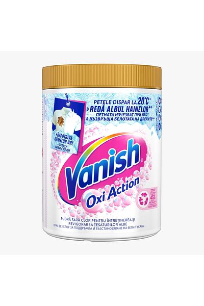 Vanish STAINS POWDER 470G WHITE OXI ACTION