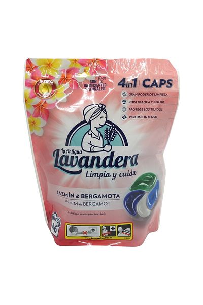 Lavandera DETERGENT CAPSULES 46PCS JASMINE BERGAMOT