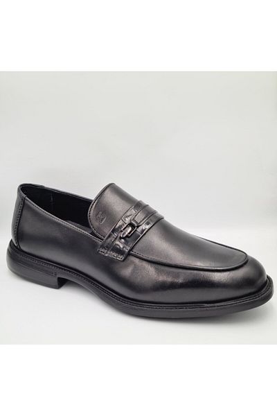 Greyder 64705 5Y Black Genuine Leather Men's Casual Loafer Classic Shoes