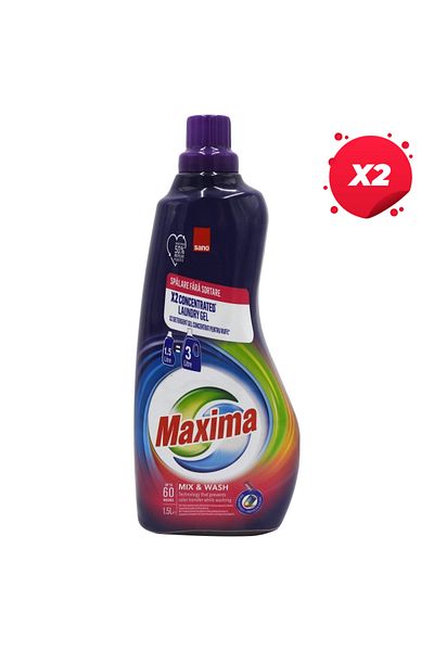 Sano X2 - SANO MAXIMA LIQUID DETERGENT 1.5L MIX WASH 60 WASHES