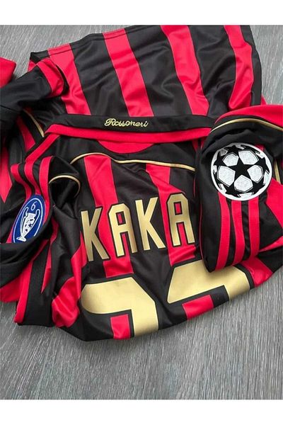 Legent Lady Milan Kaka Black Retro Jersey 8