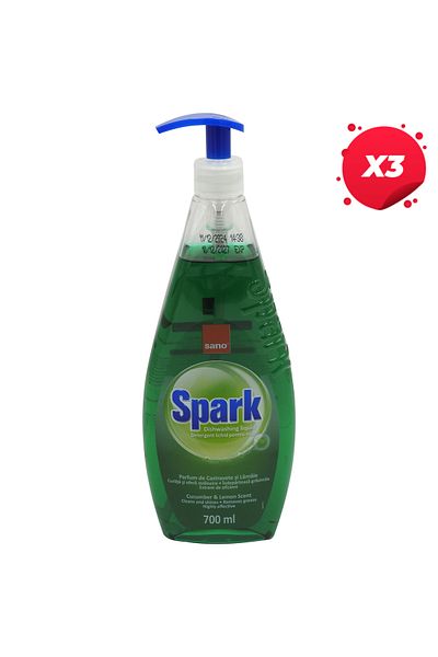 Sano X3 - SANO DETERGENT BOTTLE 700ML SPARKLING CUCUMBER