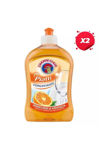 chante clair X2 - CHANTE CLAIR VASE DETERGENT 500ML ORANGE