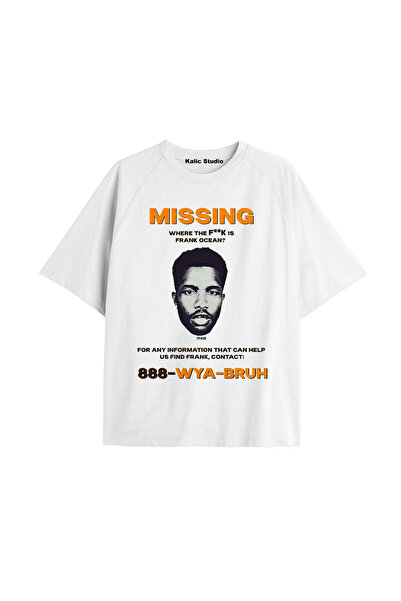 Kalic Studio Uniseks muška ženska Blond Frank Ocean bela majica