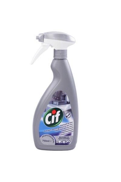 Cif SPRAY 750ML PROFESSIONAL STAINLESS STEEL DETERGENT