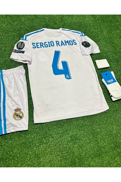 DAYIBALI DÜKKAN Dayibali Rm Sergio Ramos Kiev Child Retro Football Jersey Set