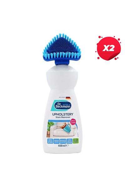 Dr.Beckmann X2 - DR. BECKMANN UPHOLSTERY DETERGENT WITH BRUSH 400ML