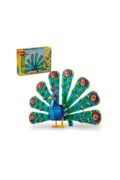 LEGO Creator 3 in 1 - 31157 Exotic Peacock 355 Pieces
