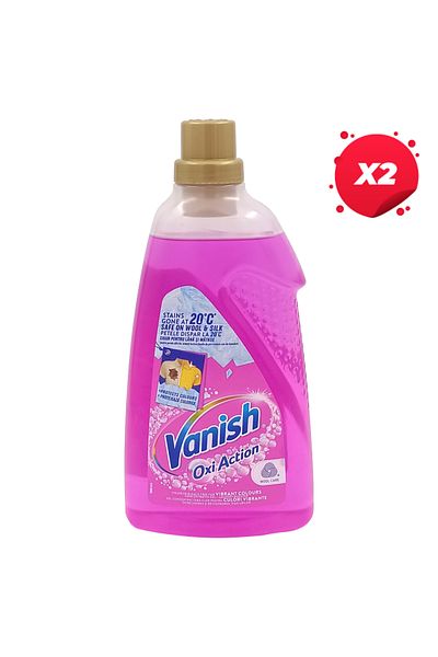 Vanish X2 - VANISH GEL STAIN REMOVER SOLUTION 1.5L PINK
