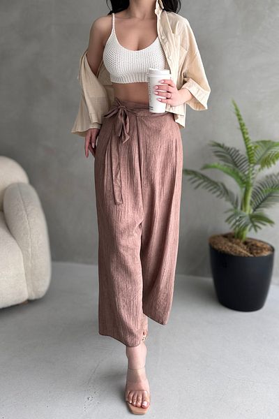 Fav Style High Waist Binding - Detailed Explanation - Wide Leg Lounge Kuadro and Mink