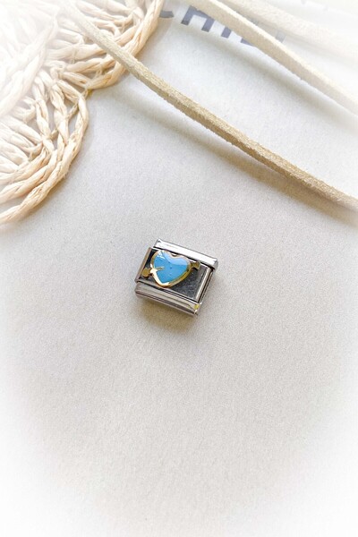 roshel Italian Charm 50 Different Model Link Bracelet Charm