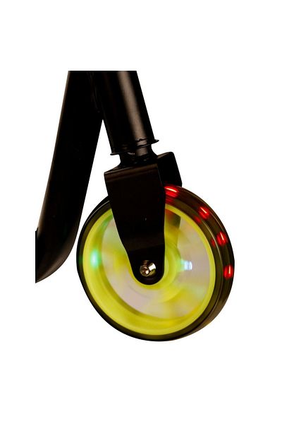 TOYFEST 2 Wheel Lighted Scooter Neon Green - 5 Years +
