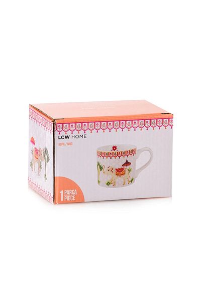LC Waikiki Lcw Home Mixed Elephant Printed Porcelain Mug 320 ml