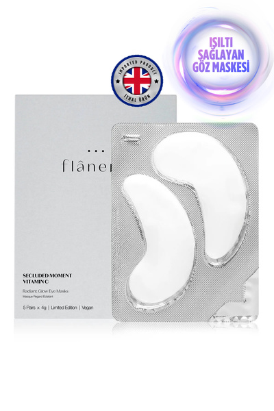 Flanerie Radiant Glow C Vitaminli Işıltı Sağlayan Göz Maskesi
