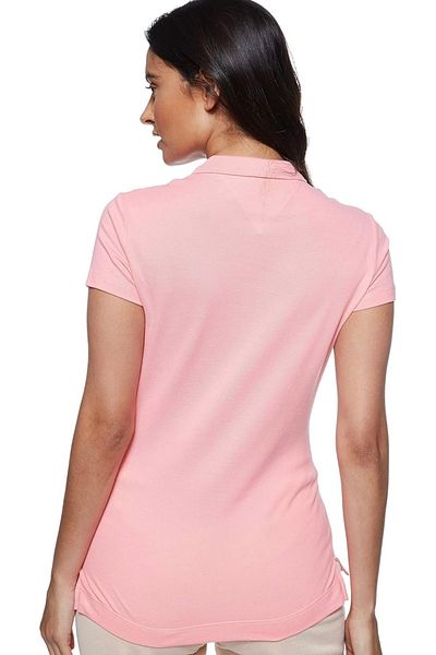 Tommy Hilfiger Woman's Pink Polo Collar T-Shirt