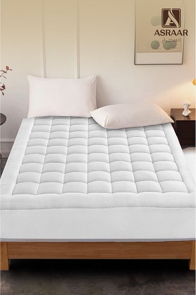 Asraar Microfiber Mattress Topper 20cm Height With Soft Microfiber Filling