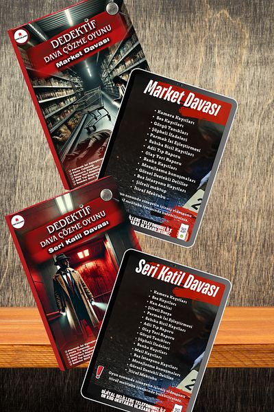GameBulance 7-Pack Case Solving Murder - Economic Package Detective Game - Case Solving Game - Who Is the Killer Game