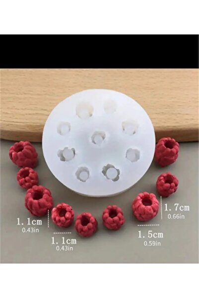 Raspberry seven set  candle silicone mold