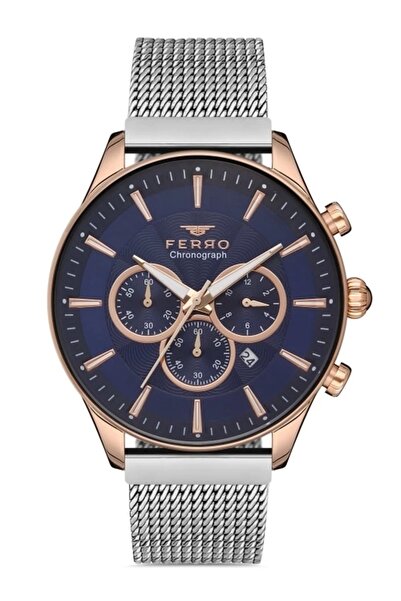 FERRO Gümüş Hasır Kordon Erkek Kol Saati Fm31912c-e3 Fm31912c-e3