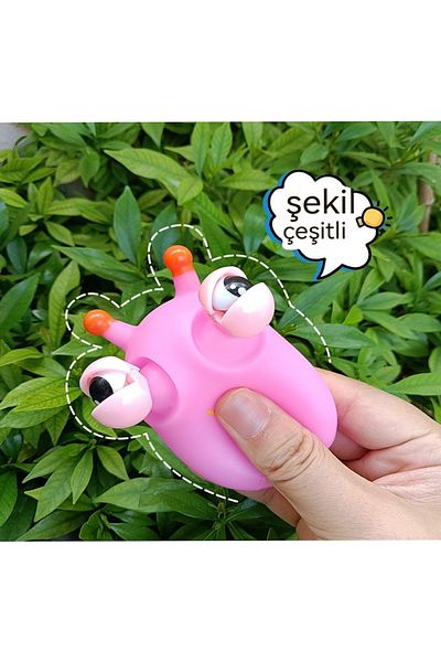 Hyd Burst Squeeze, Funny Eyeball and Worm Decompression Toy