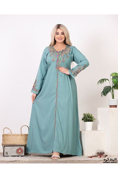 Genrics Soft embroidered cotton jalabiya...combines comfort, luxury and elegance