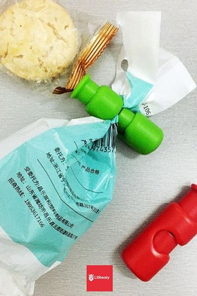 lilibeaty 3Pcs Air Tight Bag Clamping Clip – Large Size Durable - Fresh Food Bag Closure Lock