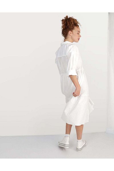 AMERICAN EAGLE Aerie Good Day Midi Shirt Dress