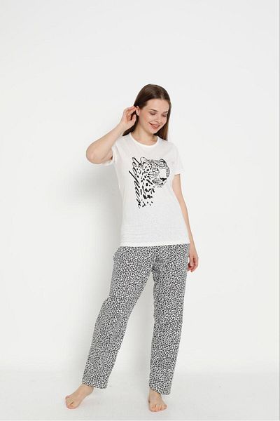 meynur moda Cotton Combed Quality Short Sleeve Pajama Set