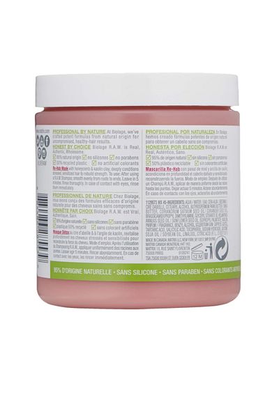 Matrix Biolage بيوليج قناع طين ار ايه دبليو ريهاب من السيليكون والبارابين للشعر التالف 400مل