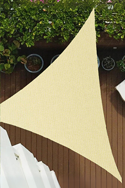 sizenelazım Üçgen Oxford Su İtici Kumaş Dekoratif Gölgelik 3 mt x 3 mt x 4.25 mt