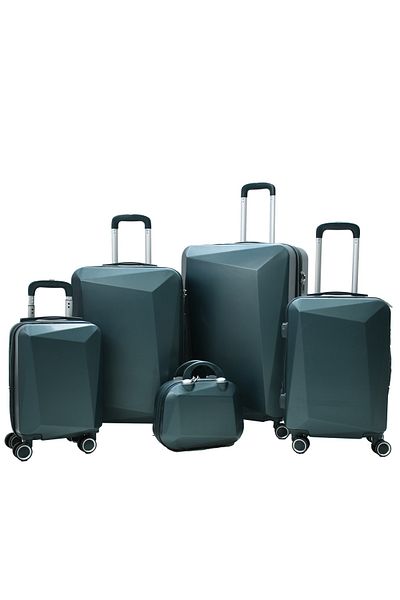 MORANO Murano 5-Piece Spinner Luggage Set 30''-26''-22''-18''-12'' Inch
