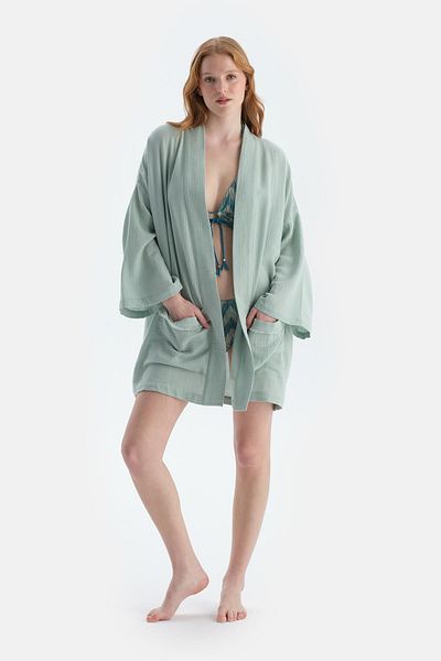 Dagi Mint Green Kimono
