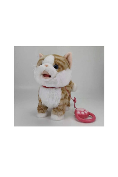 Genel Markalar Otantik Home Sese Duyarlı Dokununca Miyavlayan Yürüyen Tasmalı...