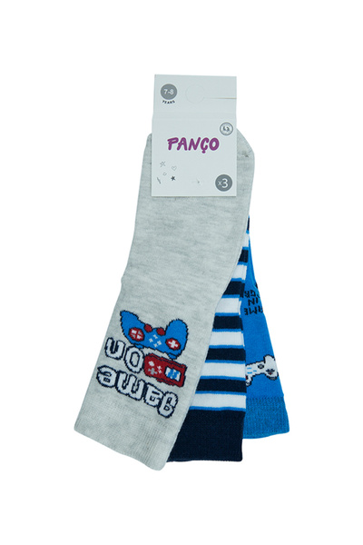 Panço Erkek Çocuk 3'lü Soket Çorap Set
