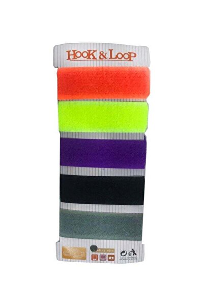 Generic مجموعة أحزمة تنظيم الكابلات من 5 قطع بطول 18 سم