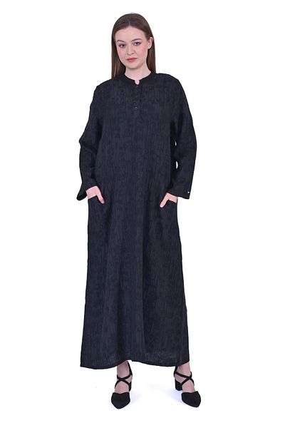 Invee Invee 7026 Modal Dress with Pockets - Black