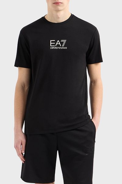EA7 Slim Fit Crew Neck T-Shirt - Ανδρικό μπλουζάκι με λογότυπο