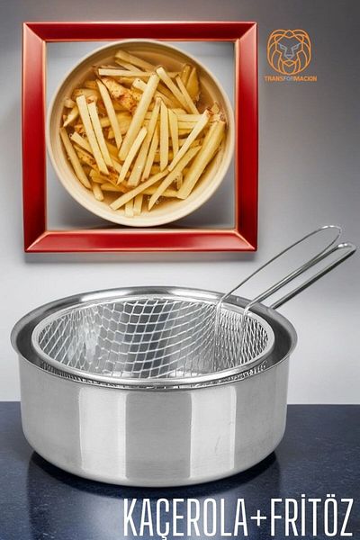 Transformacion 20 CM Steel Chaiserola - Multi-Use with Fryer720288