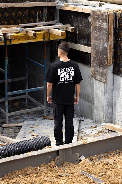 Sezon tekstil Μπλουζάκι Unisex Crew Neck Oversize