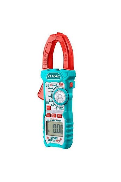 TOTAL Digital Clamp Meter 2000A AC/DC + Resistance
